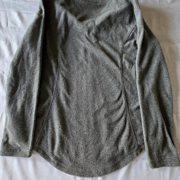 Size Small Made For Life Gray Fleece Quarter Zip Up Pullover - Picture 4 of 6